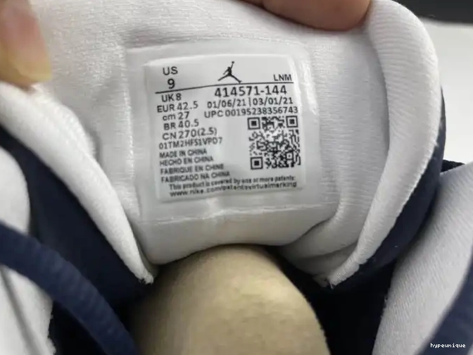 HYPE Powder 13 Jordan Dark 414571-144 Blue Air 0521